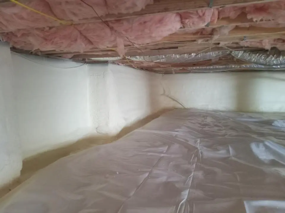 Crawl space encapsulation with closed-cell spray foam for Roof Maintenance in Murrysville